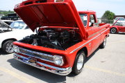 Red Chevrolet truck